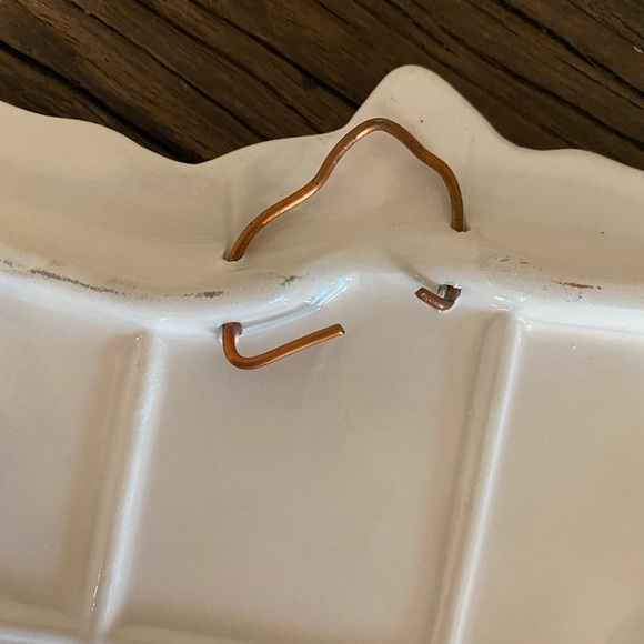 Vintage Italian Majalico Celery Trivet Decorative Plaque by Ceramiche Leonardo - Picture 8 of 12